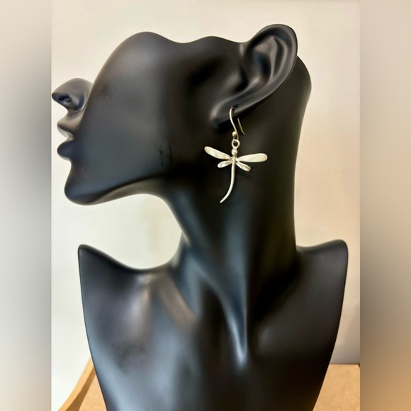 Seed and Sage Sterling Silver Dragonfly Earrings - Picture 5 of 9